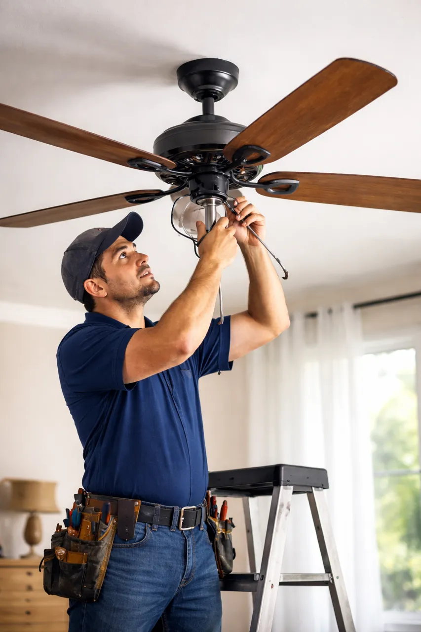 ceiling fan install