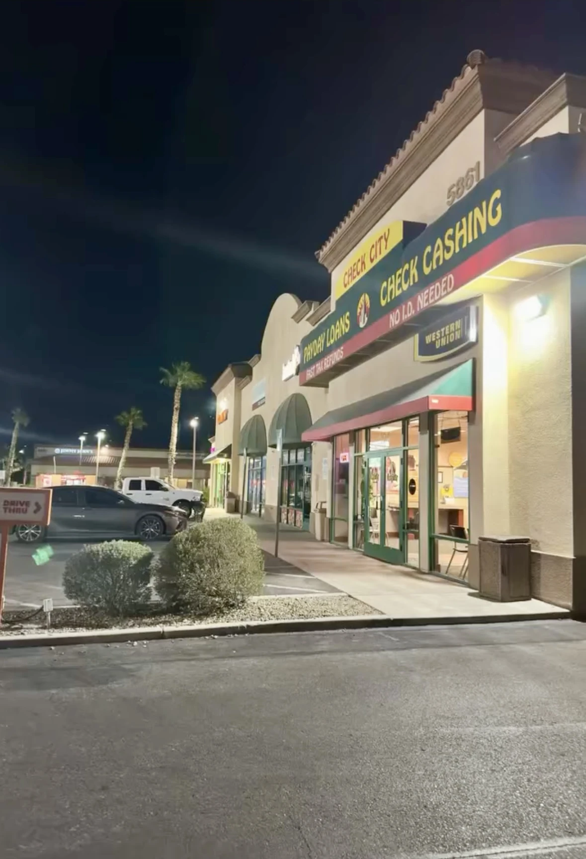 storefront exterior lighting installation   efd